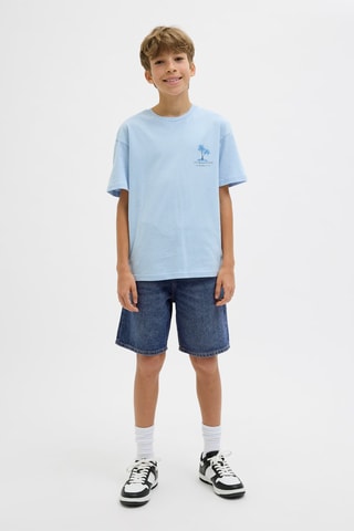 Calções de ganga loose - Azul- Jack & Jones Junior