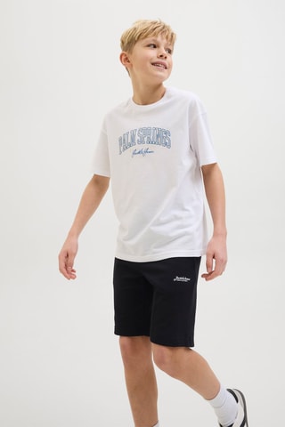 Bermudas slim - Preto - Jack & Jones Junior