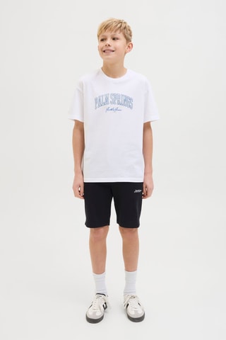 Bermudas slim - Preto - Jack & Jones Junior