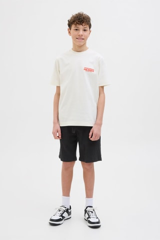 Bermudas jogger fit - Preto - Jack & Jones Junior