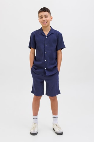 Bermudas jogger fit - Azul - Jack & Jones Junior