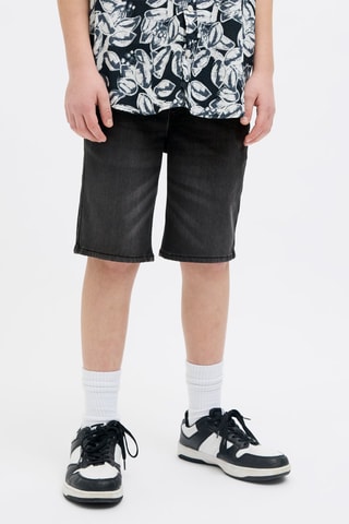 Bermudas regular - Preto - Jack & Jones Junior