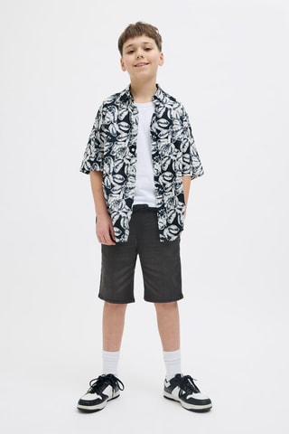 Bermudas regular - Preto - Jack & Jones Junior