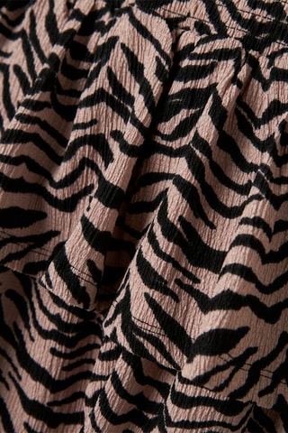 Saia com folhos - Malva e preto - Name It Kids