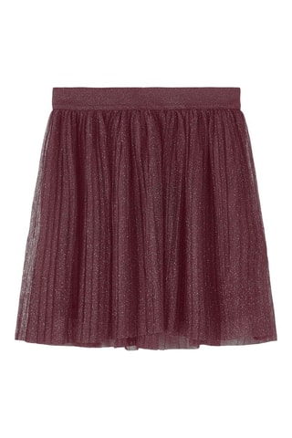 Saia plissada - Bordô - Name It Kids