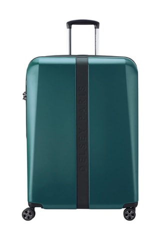 Mala de grande volume extensível Promenade Hard 2.0 (L) - Rosa e verde