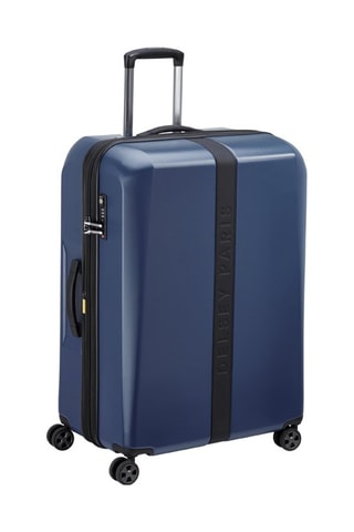 Mala de grande volume extensível Promenade Hard 2.0 (L)  - Azul