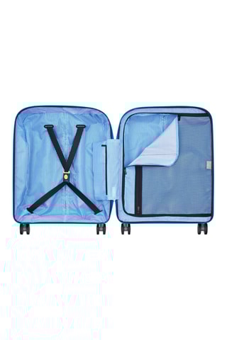 Handbagagetrolley Clavel - 55 cm - Blauw en grijs