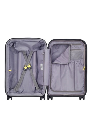 Rekbare Handbagagetrolley Promenade Hard 2.0 (S) - Dennengroen - Groen en roze