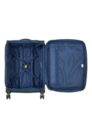 Mala média extensível Brochant 3 (M) - Verde - 67 cm - Azul e verde