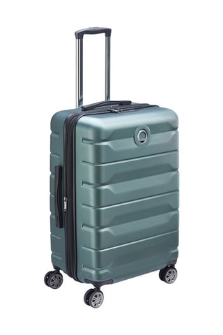 Uitschuifbare Weekendtrolley Air Armour (M) - 68 cm - Grijs en groen