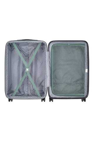 Uitschuifbare Weekendtrolley Air Armour (M) - 68 cm - Grijs en groen