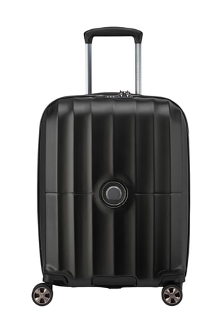 Uitrekbare Handbagagetrolley Carrousel Slim - Zwart - 55 cm