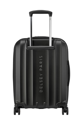 Uitrekbare Handbagagetrolley Carrousel Slim - Zwart - 55 cm