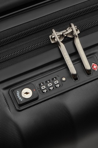 Uitrekbare Handbagagetrolley Carrousel Slim - Zwart - 55 cm