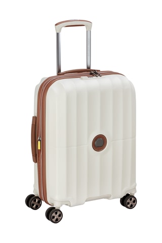 Uitrekbare Handbagagetrolley Carrousel Slim - Beige - 55 cm