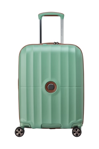 Uitrekbare Handbagagetrolley Carrousel Slim - Groen - 55 cm