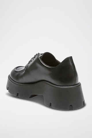 Derbies em couro Apron Preto