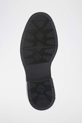 Derbies em couro - Castanho-escuro