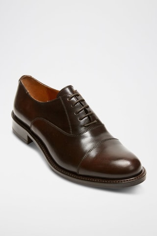 Leren Brogues Regular - Donkerbruin