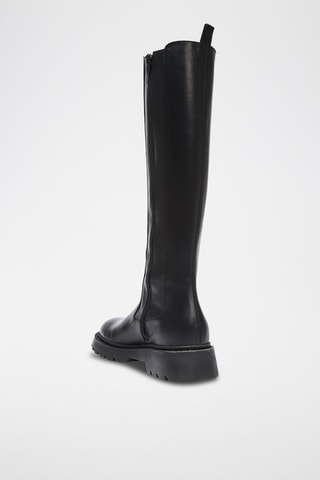 Botas em couro Regular - Preto