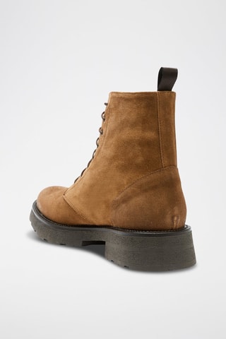 Botins em couro Camel