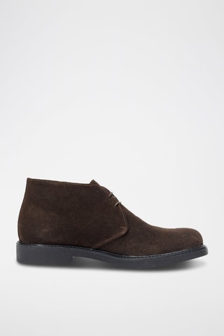 Botins em nobuck Chukka Castanho-escuro
