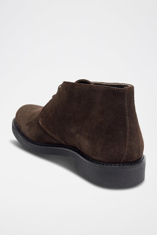 Botins em nobuck Chukka Castanho-escuro
