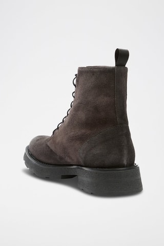 Botins em couro Castanho