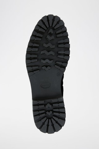 Botins em couro Wing Cap Preto