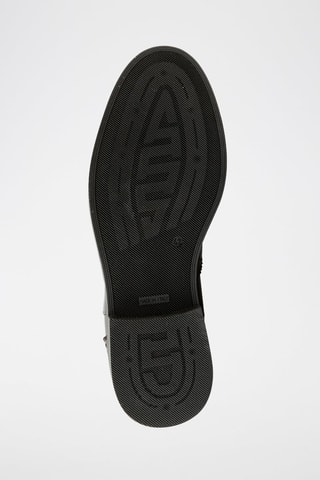 Botins Chelsea em couro Wing Cap Castanho-escuro