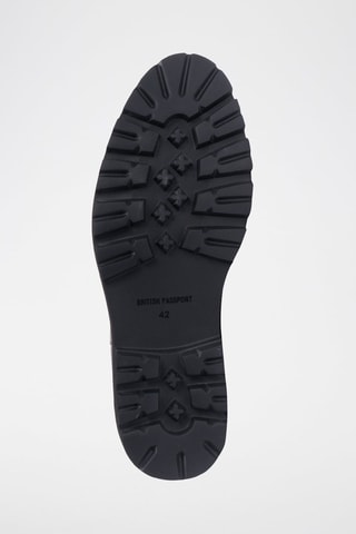 Boots regular em couro - Castanho