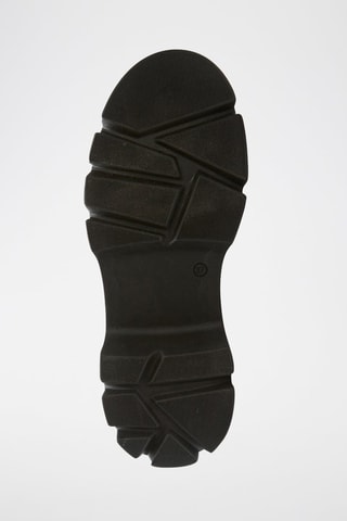 Botins Chelsea em couro  Preto