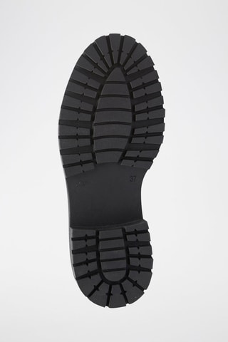 Botins Chelsea em couro Wing Cap - Castanho-escuro