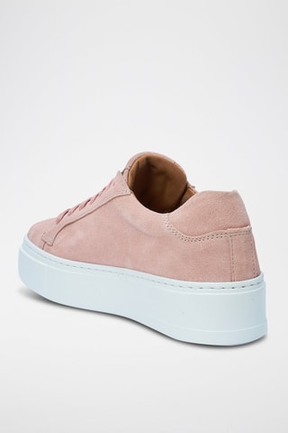 Sapatilhas em nobuck Regular - Rosa