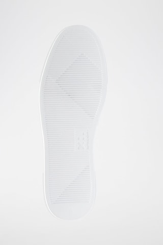 Sapatilhas em couro Regular - Castanho-escuro