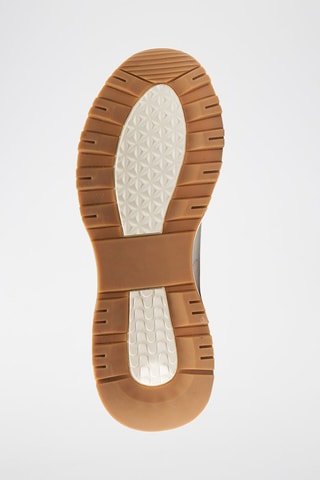 Sapatilhas regular em couro - Branco