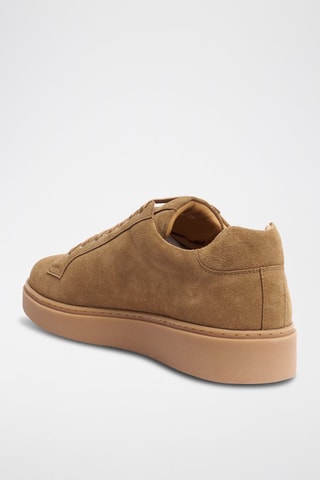 Sapatilhas em nobuck - Castanho