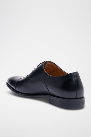 Richelieus em couro Oxford - Preto