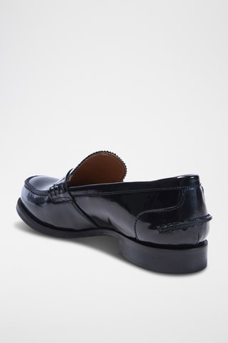 Lakleren Mocassins Penny - Zwart