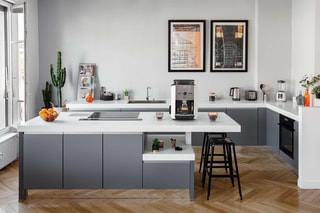 Machine à expresso Arabica Ivoire et Gris - 1,7 l