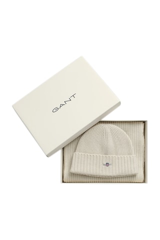 Ensemble accessoires en laine - Crème