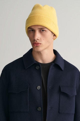 Bonnet en laine - Jaune pâle