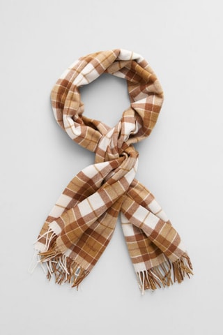 Écharpe en laine mérinos - Beige