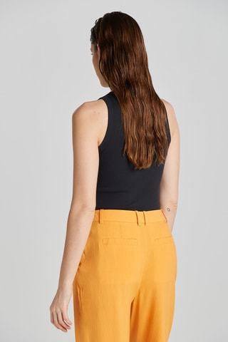 Top slim sans manches - Noir