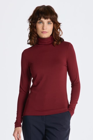 Sous-pull slim - Bordeaux
