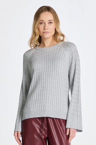 Pull regular - Gris clair