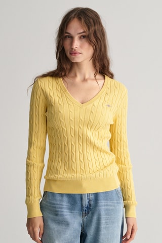 Pull slim - Jaune