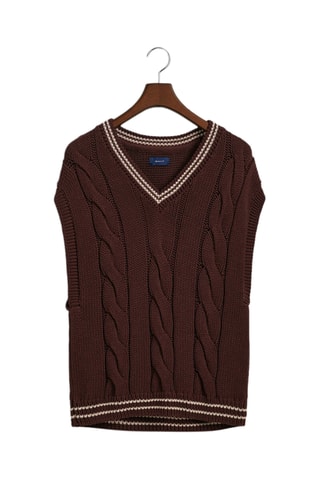 Pull sans manches - Marron