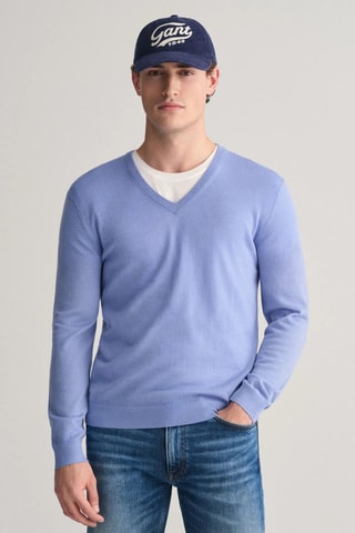 Pull regular en laine mérinos - Bleu clair